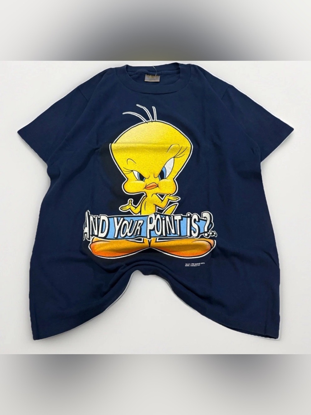 Vintage Tweety Bird T-shirt 1997 Disney Tee Size Medium Made in USA 90s Cartoon